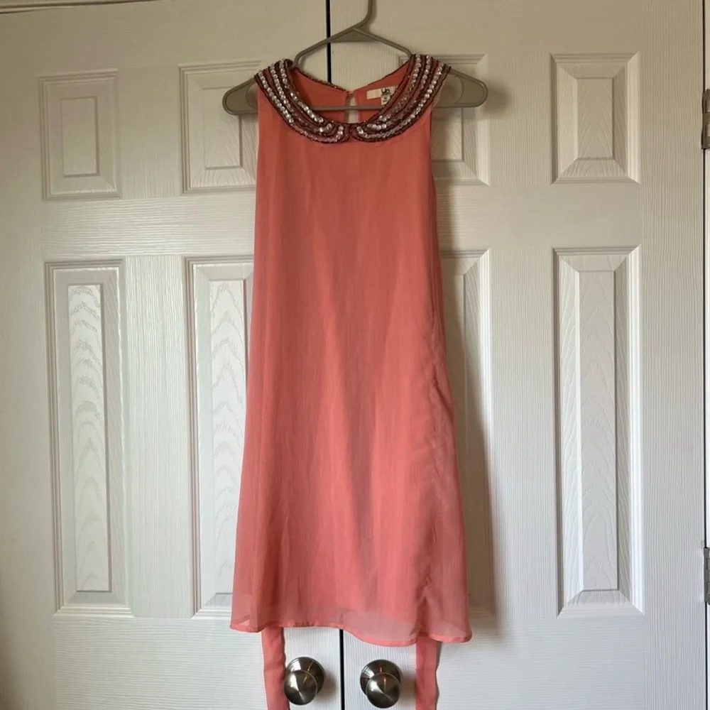 ModCloth - Peach Dress - Size Medium - Picture 1 of 9